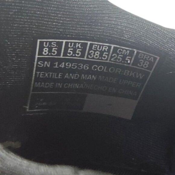 Skechers sneakers shoes Womens Memory Foam Size 8.5 US Black White - Picture 4 of 6